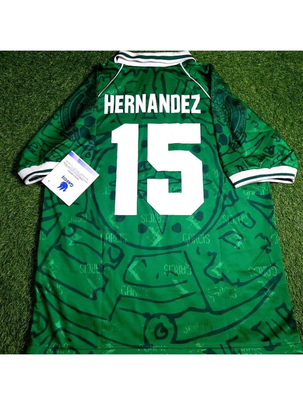 Hernandez Mexico Garcis 1999 Confederations Cup Final Soccer Jersey BNWT L
